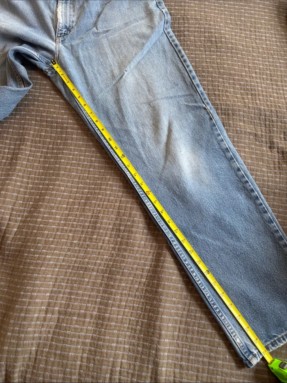 L.L. Bean Jeans Men's Size 34x32 Blue Relaxed Fit 100% Cotton Vintage Denim